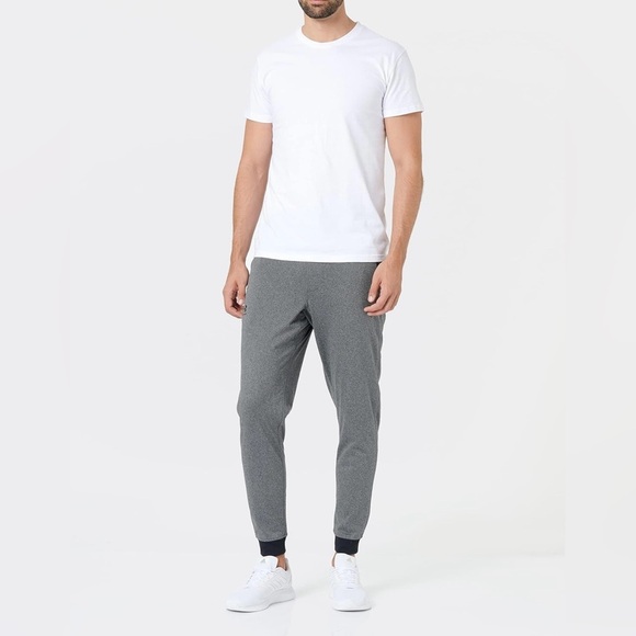 Under Armour Men's Sport-style Tricot Joggers-Gray-Size Medium Tall - Picture 2 of 12